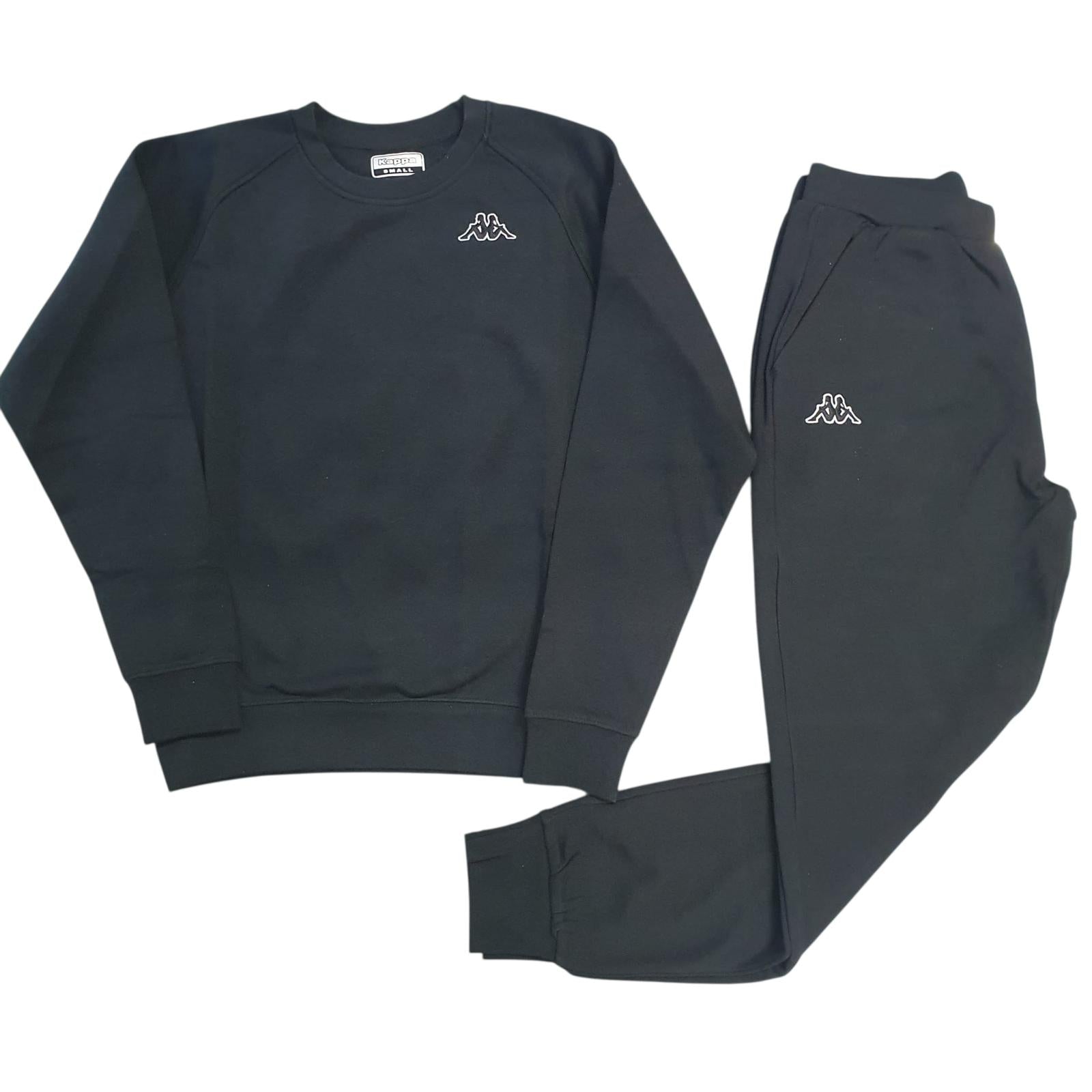 Tuta Uomo Kappa Cotone Felpato Logo Caimali