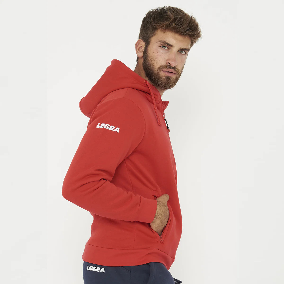 Felpa Con Cappuccio e Zip Legea Sarajevo