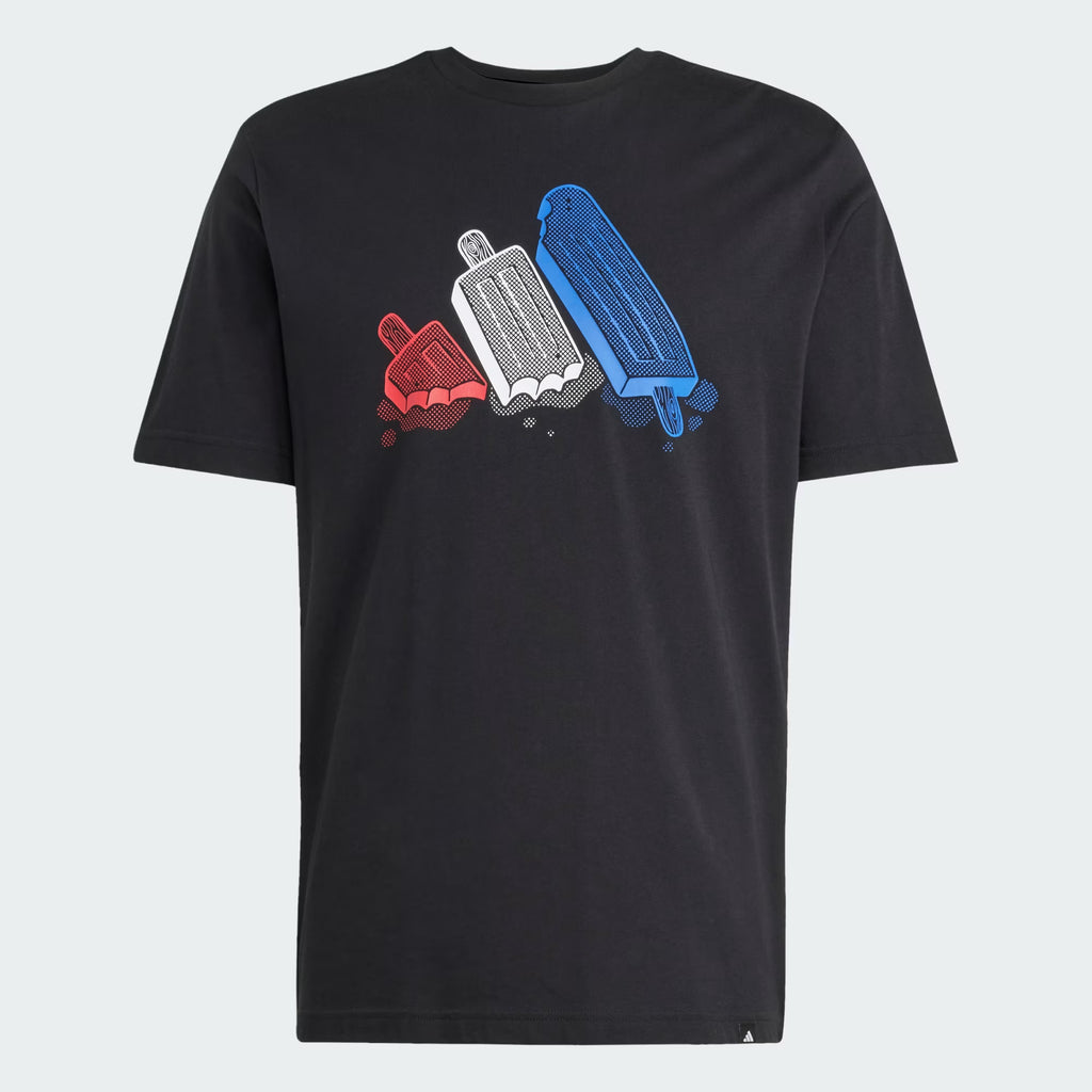 T-Shirt Uomo Adidas Cotone Lounge Ice Graphic